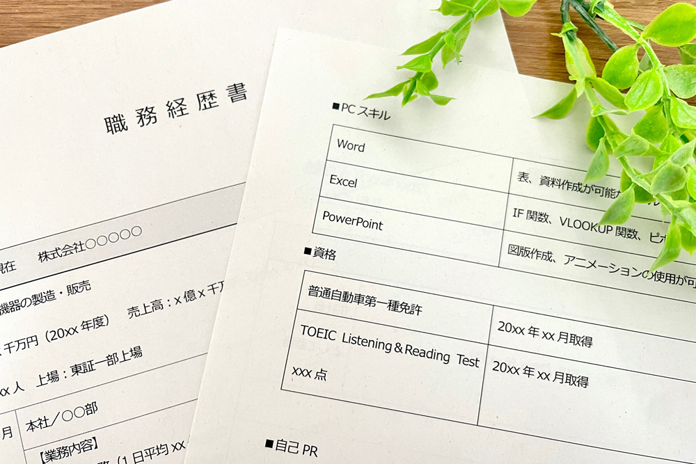 職務経歴書とは