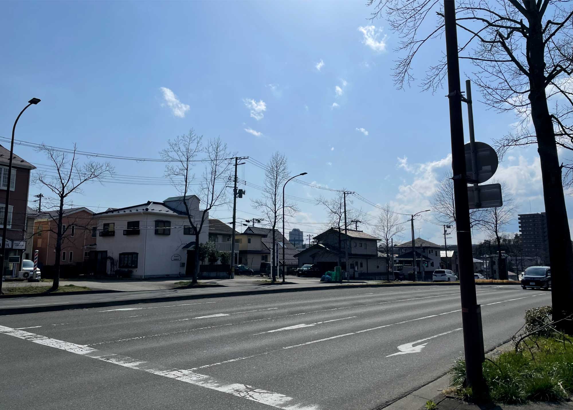 旭ヶ丘の住宅街